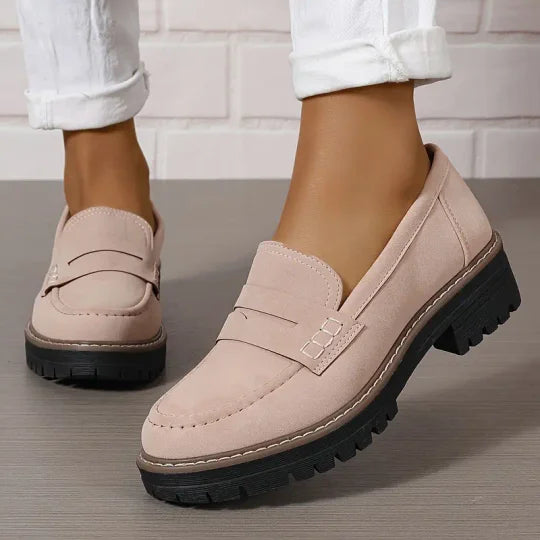 Emilia™ - Mukavat korokepohjaiset chunky-loaferit