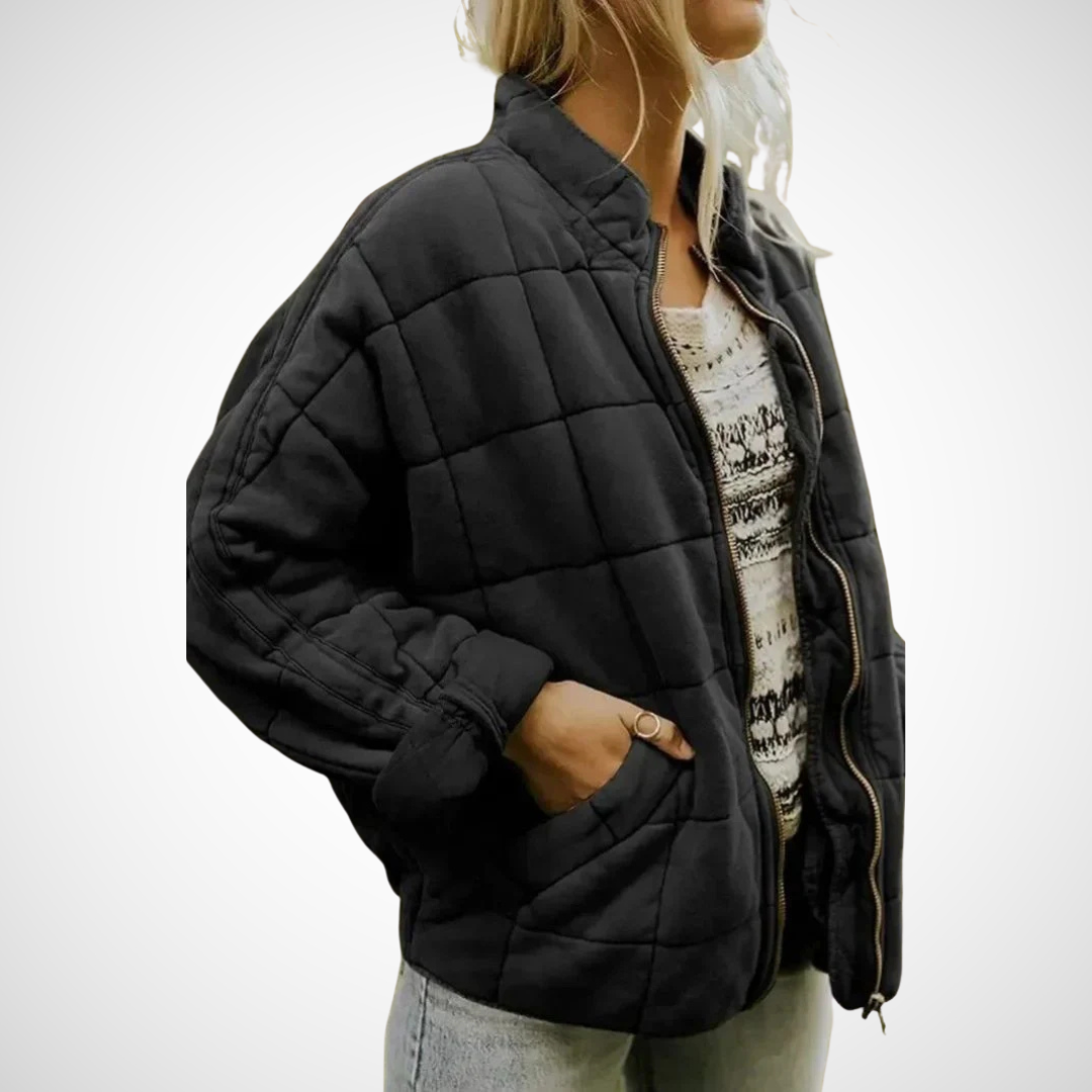Josiane™ | Vuorattu takki elegantilla oversize-tyylillä